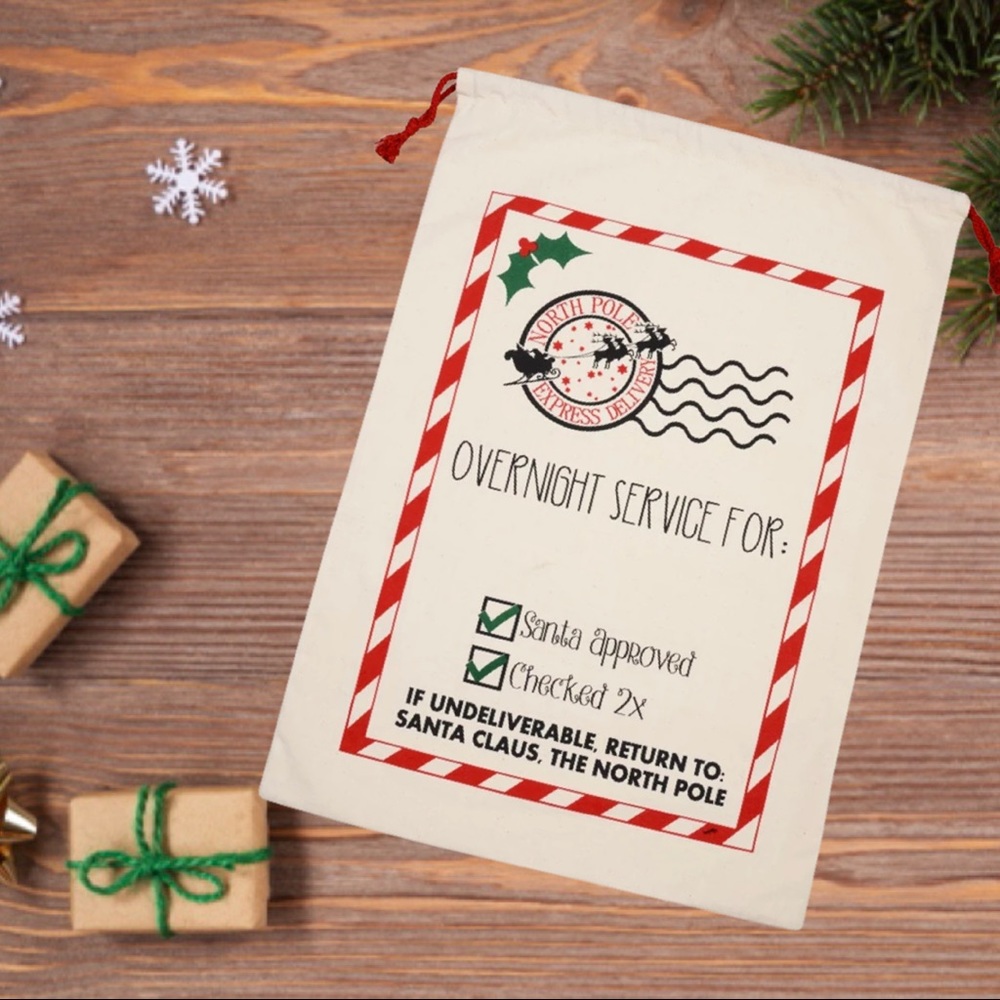 Personalized Santa Sack - Overnight Service
